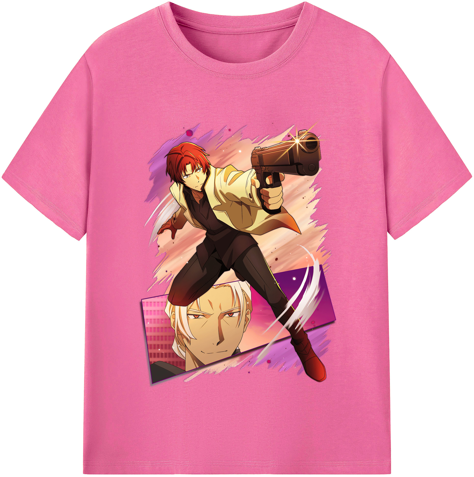 （画像用） 文豪ストレイドッグス Bungo Stray Dogs レディースカジュアルプリントTシャツ（綿100％）